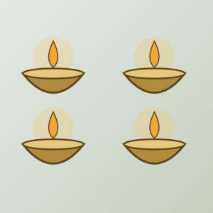 Mini Diya Set of 4