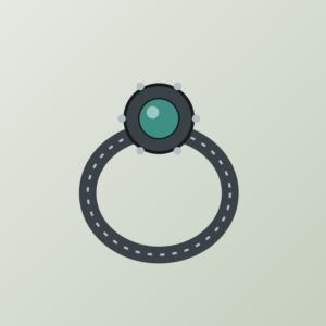 Peacock Stone Ring